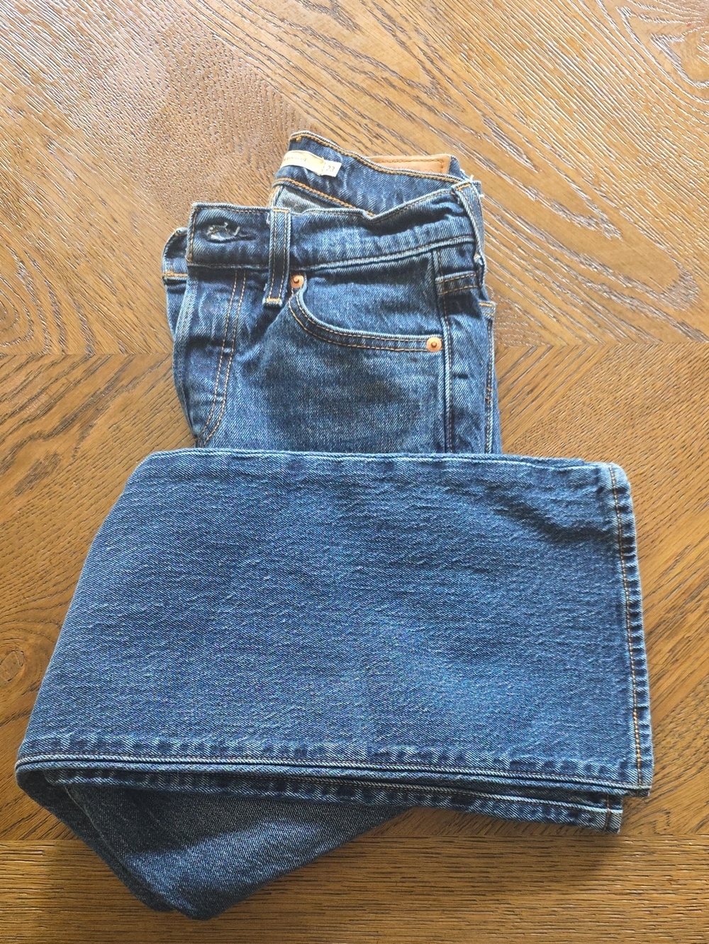 Levi's Women's Boot Cut Jeans in Classic Blue Denim